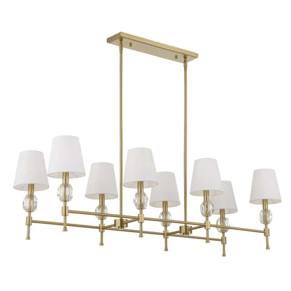 8-Light Linear Chandelier