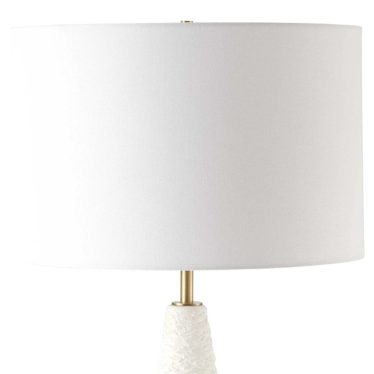 Textured White Ceramic Floor Lamp