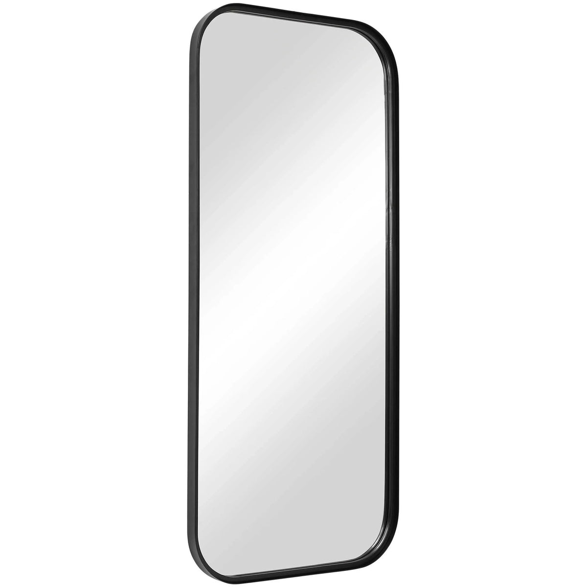 Black Tall Iron Mirror