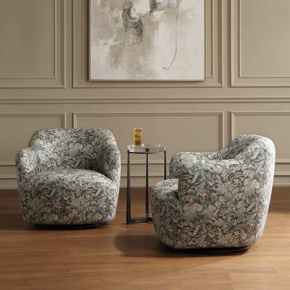 Tapestry Swivel Chair