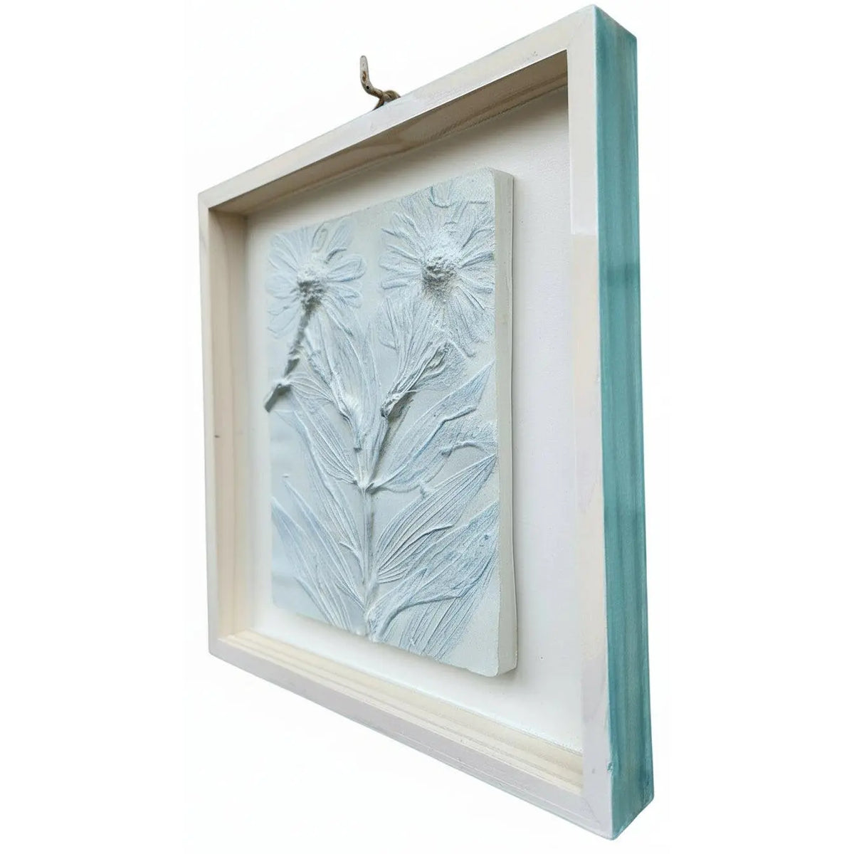 Peruvian Lily & Daisies Plaster Wall Art – A Breath of Fresh Garden Air for Your Home