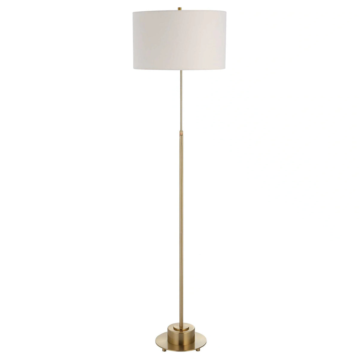 Adjustable Brass Floor Lamp