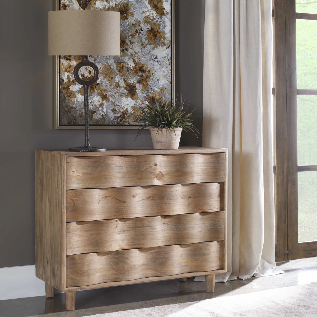 Light Oak Accent Chest