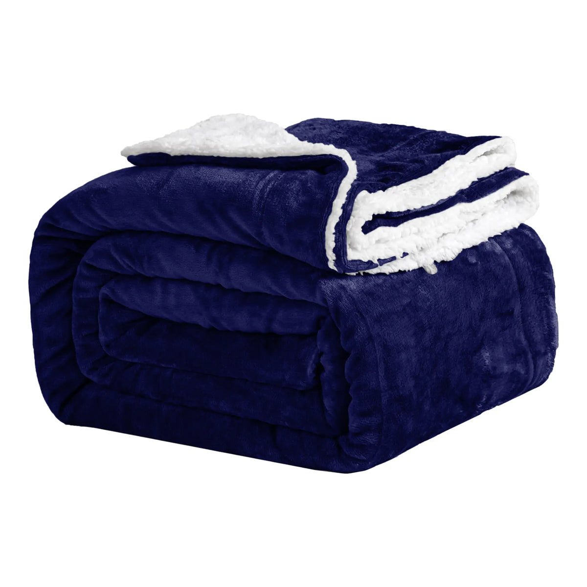 Imperial Homeware Sherpa Fleece Blanket, Dual-Layer 230 GSM Fleece and 180 GSM Sherpa, Warm Lightweight Throw for Bed, Sofa or Travel, Breathable Durable, King Queen Twin Throw Sizes, Easy Care
