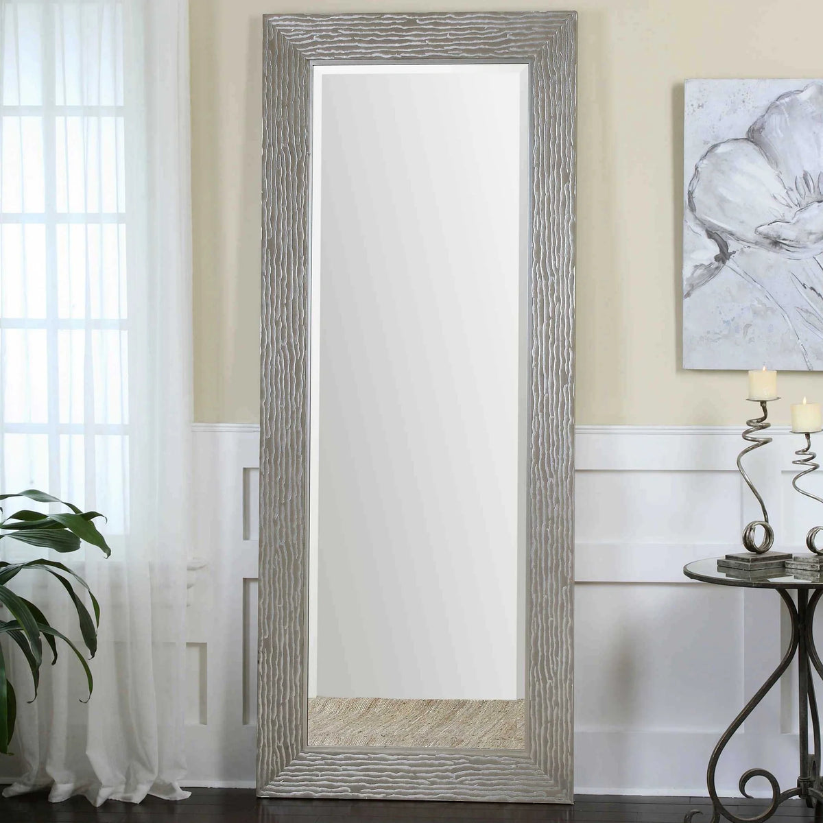 Large Silver Mirror