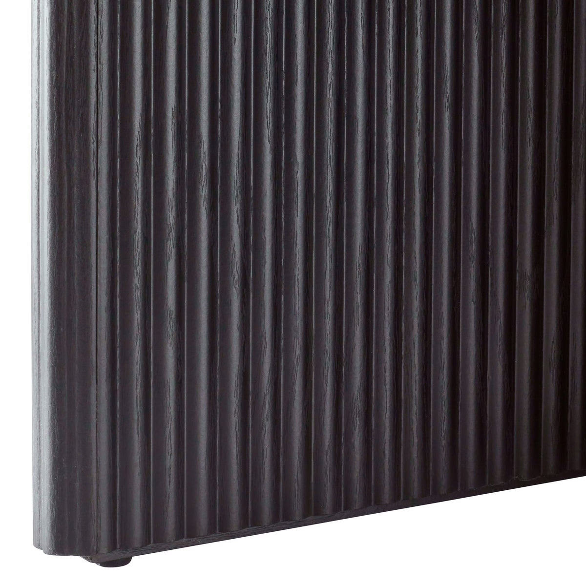 Lillian Fluted Coffee Table in Black
