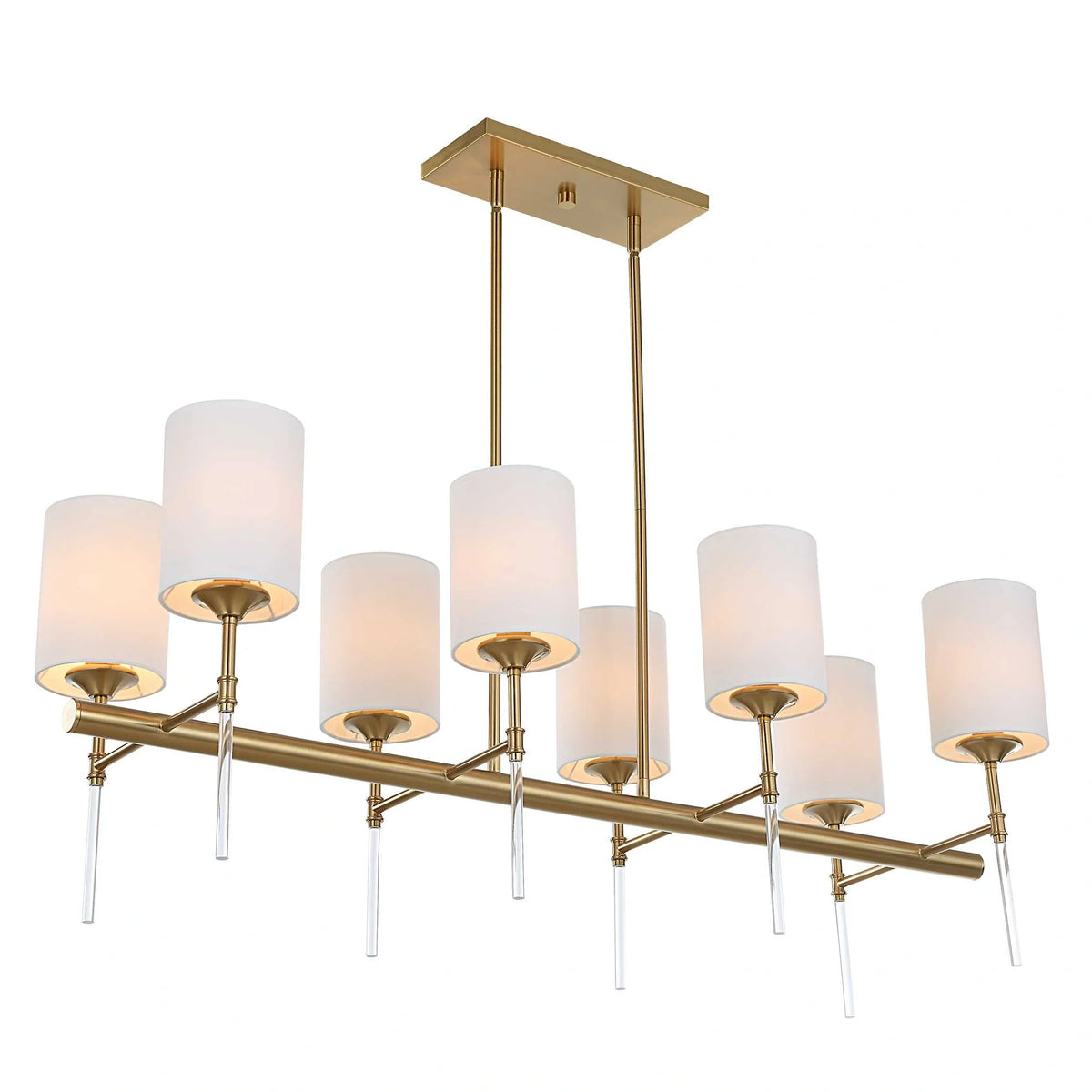 8-Light Linear Chandelier