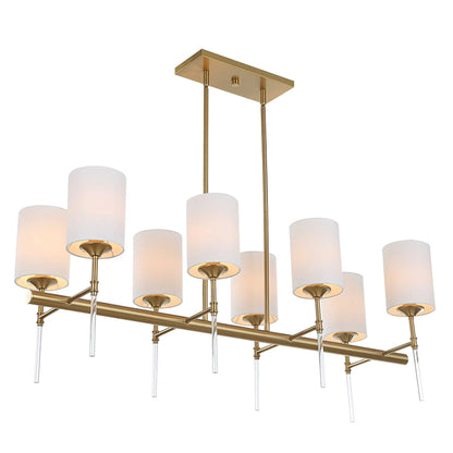 8-Light Linear Chandelier