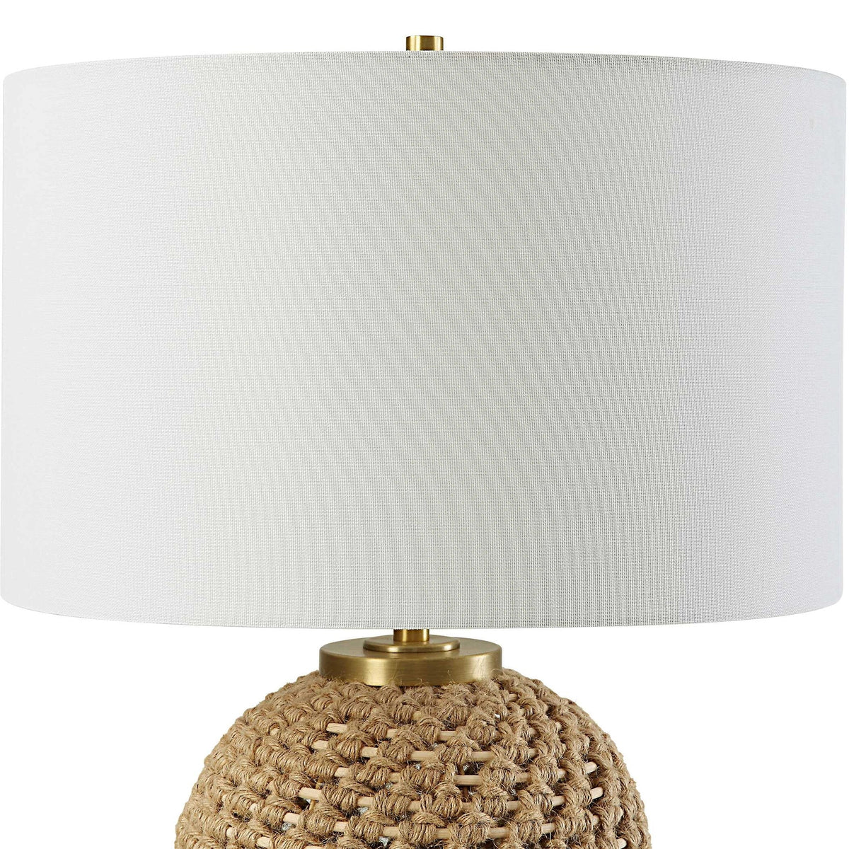 Rope & Rattan Table Lamp
