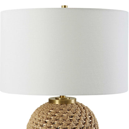 Rope & Rattan Table Lamp