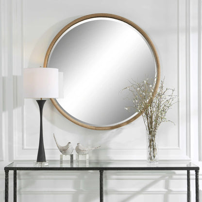 Rope-Wrapped Round Mirror