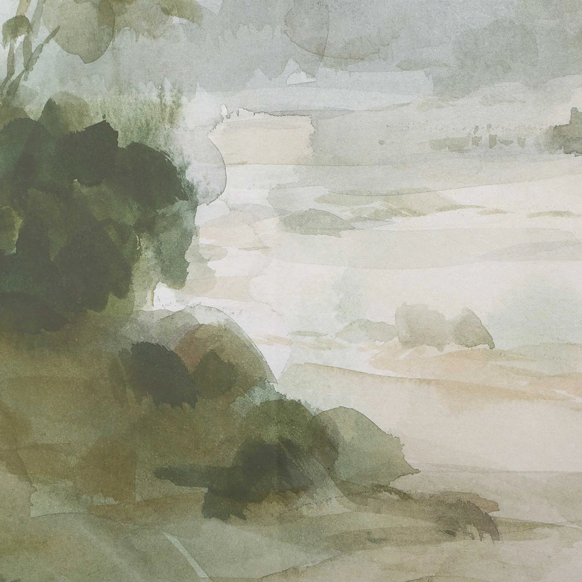 Watercolor Landscape Print