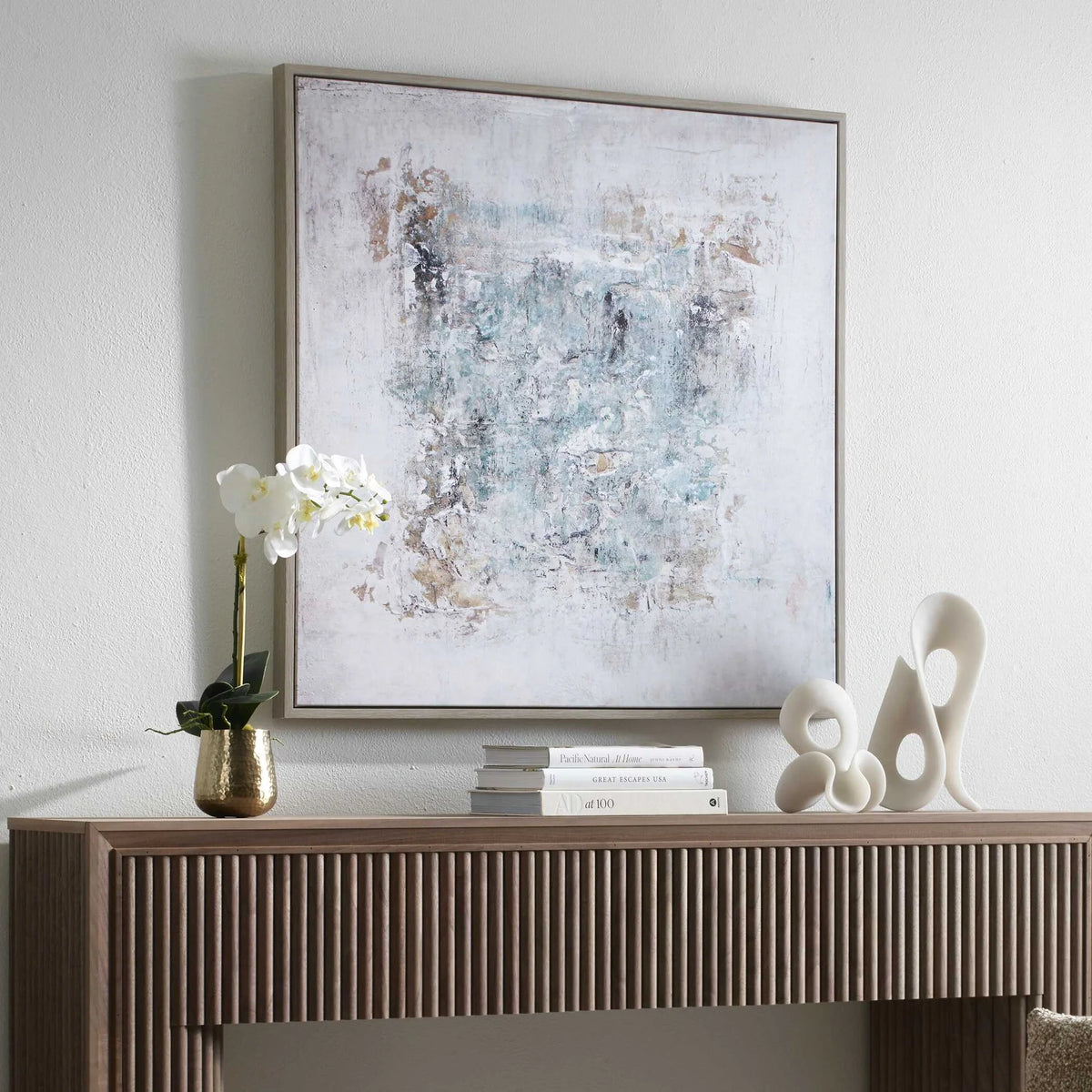 Cool Toned Abstract Canvas