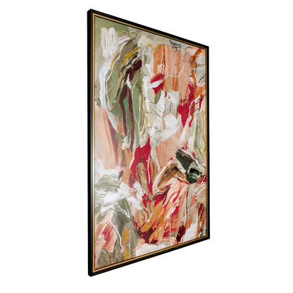 Layered Brushstroke Abstract Canvas
