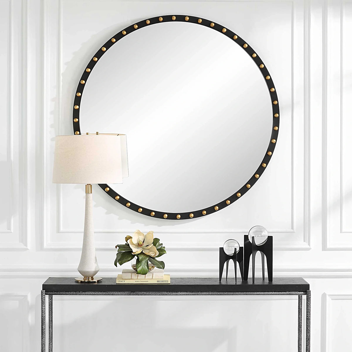 Oversized Round Mirror