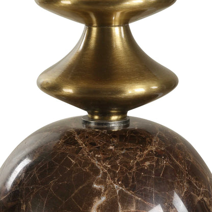 Brown Marble Buffet Lamp