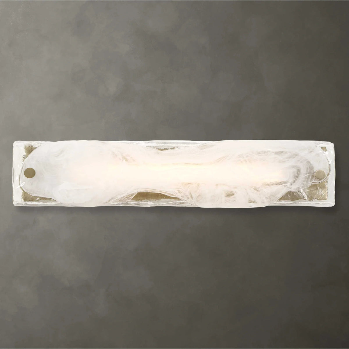 1-Light LED Swirl Glass Sconce
