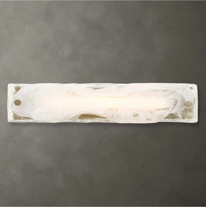 1-Light LED Swirl Glass Sconce