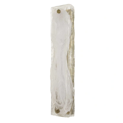 1-Light LED Swirl Glass Sconce