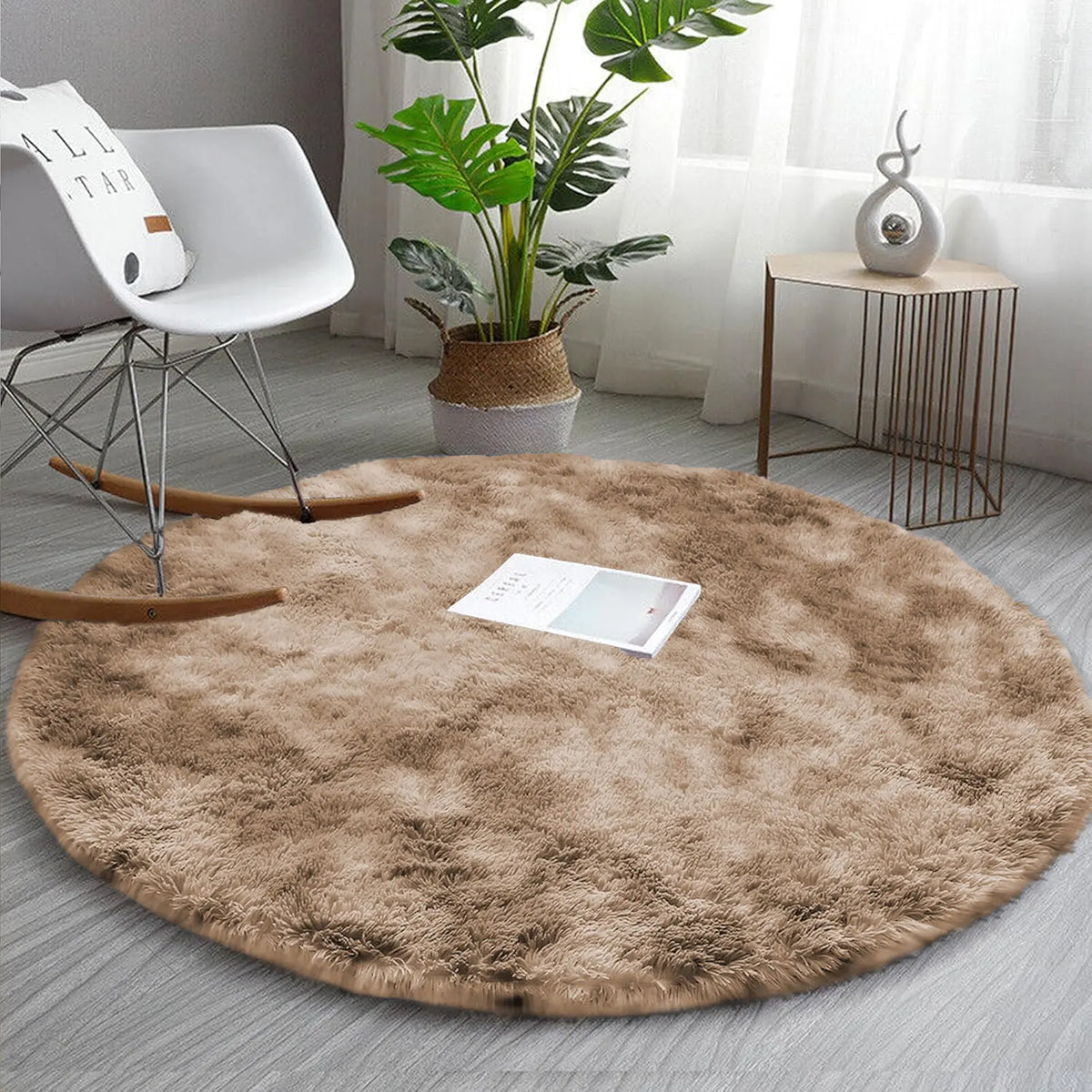 Transform Your Space with the Imperial Homeware Modern Tie Dye Shaggy Rug - Soft, Anti-Skid, and Fluffy for Ultimate Comfort in Your Living Room or Bedroom