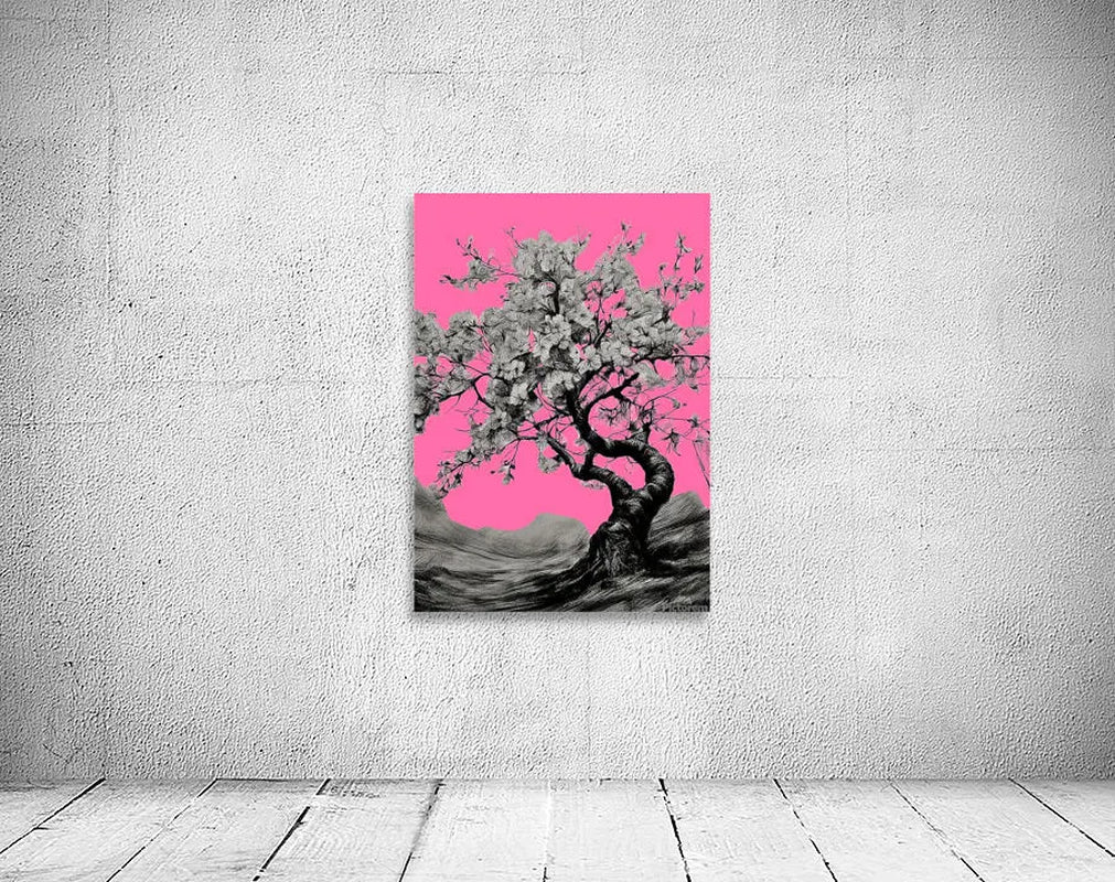 Soft Pink Abstract Art Print | Poster, Stretched Canvas or Acrylic | Four Sizes from 10×12 to 48×60