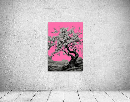 Soft Pink Abstract Art Print | Poster, Stretched Canvas or Acrylic | Four Sizes from 10×12 to 48×60
