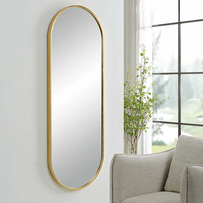 Minimalist Oval Mirror