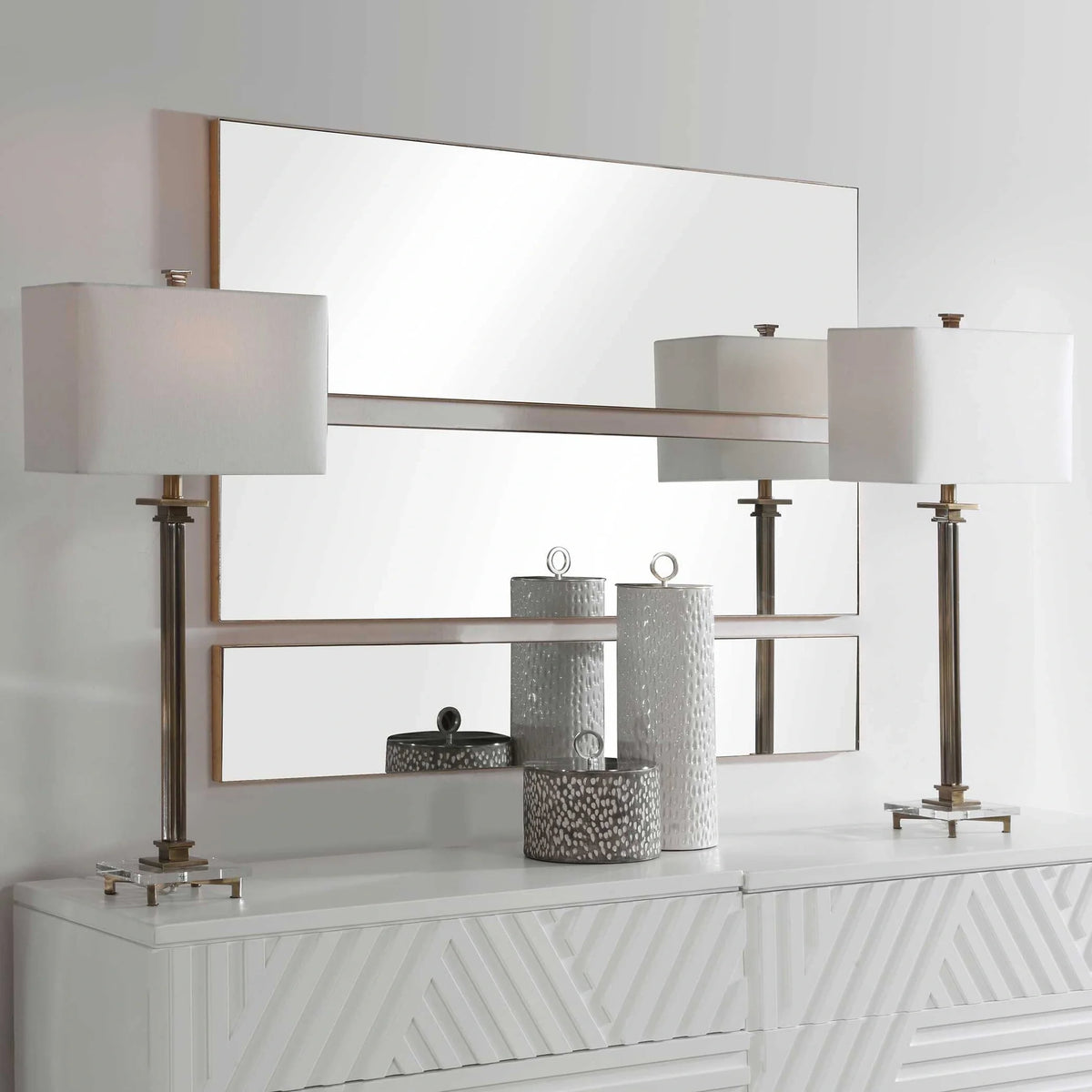 Gold Mirrors, Set of 3