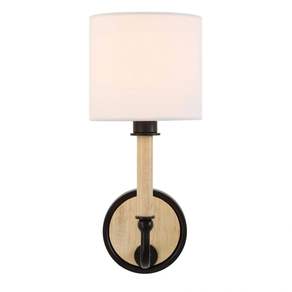 Wood & Iron Sconce