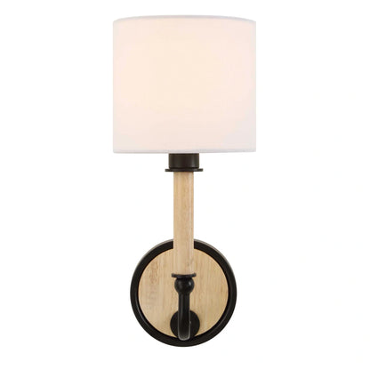 Wood & Iron Sconce