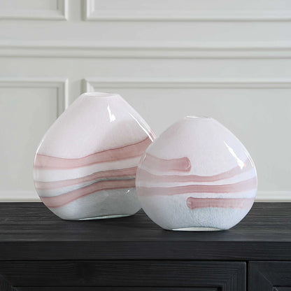Swirl Glass Vases Set/2