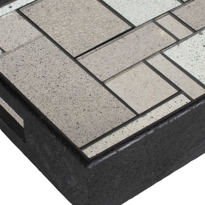 Mosaic Antique Mirrored Tray
