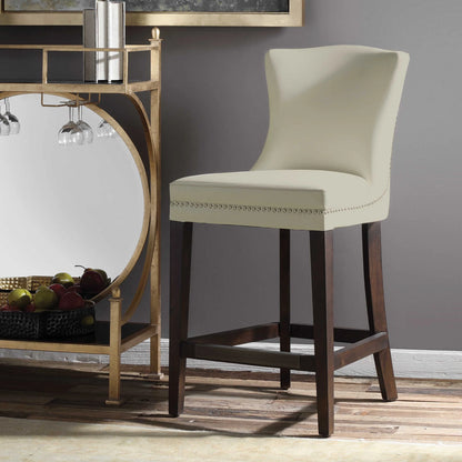 White Counter Stool