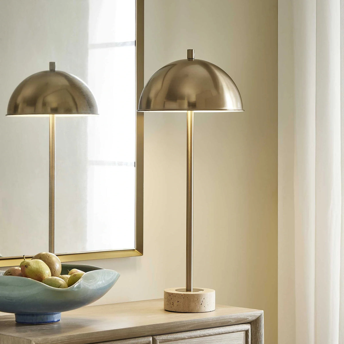 Brass Buffet Lamp