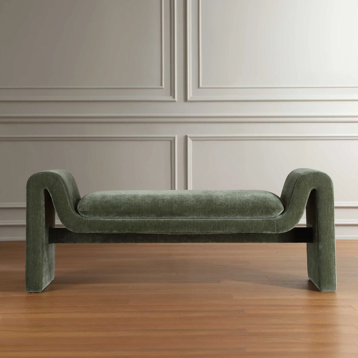Modern Charcoal Bench