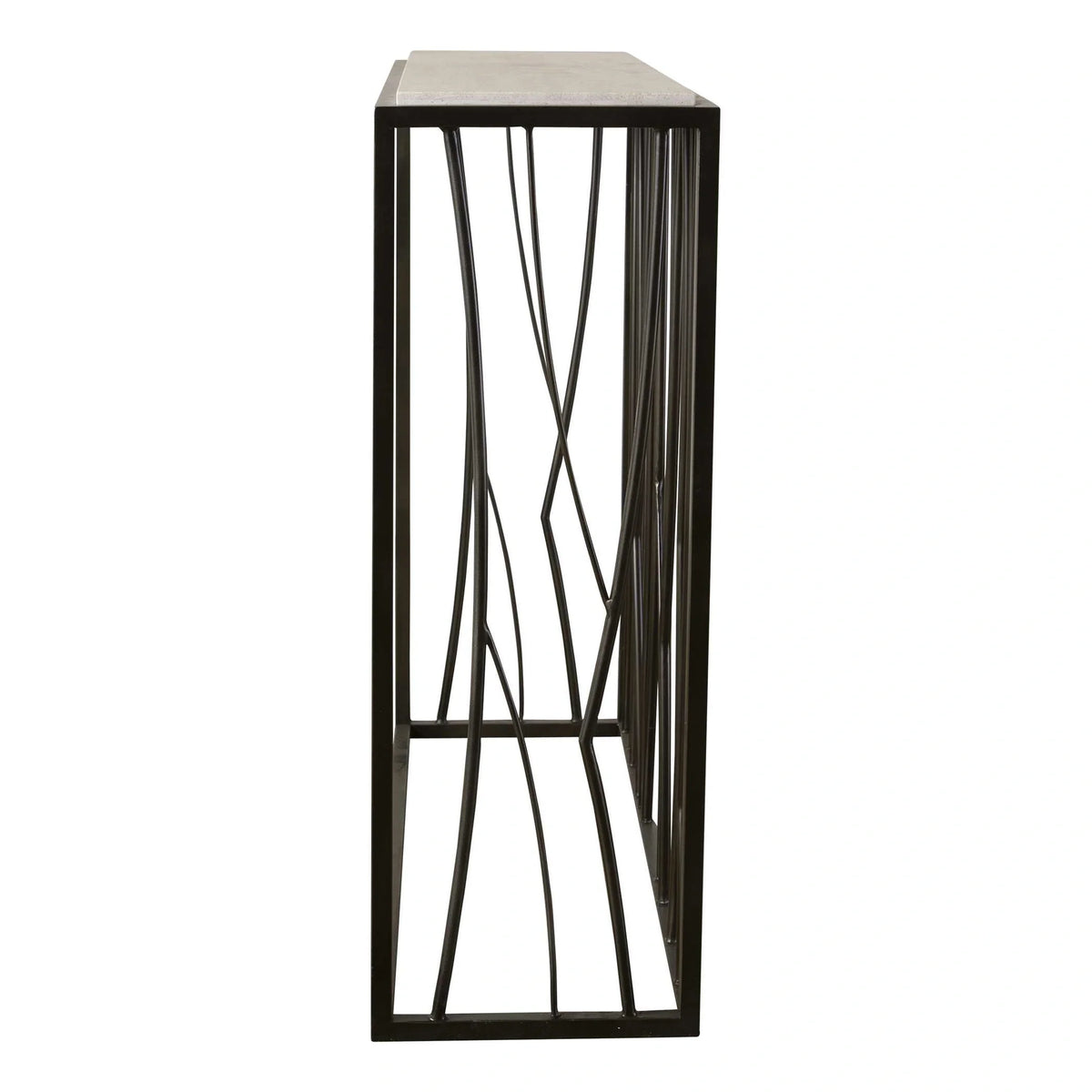 Travertine Console Table