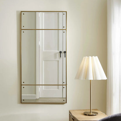 Brass Rectangular Mirror