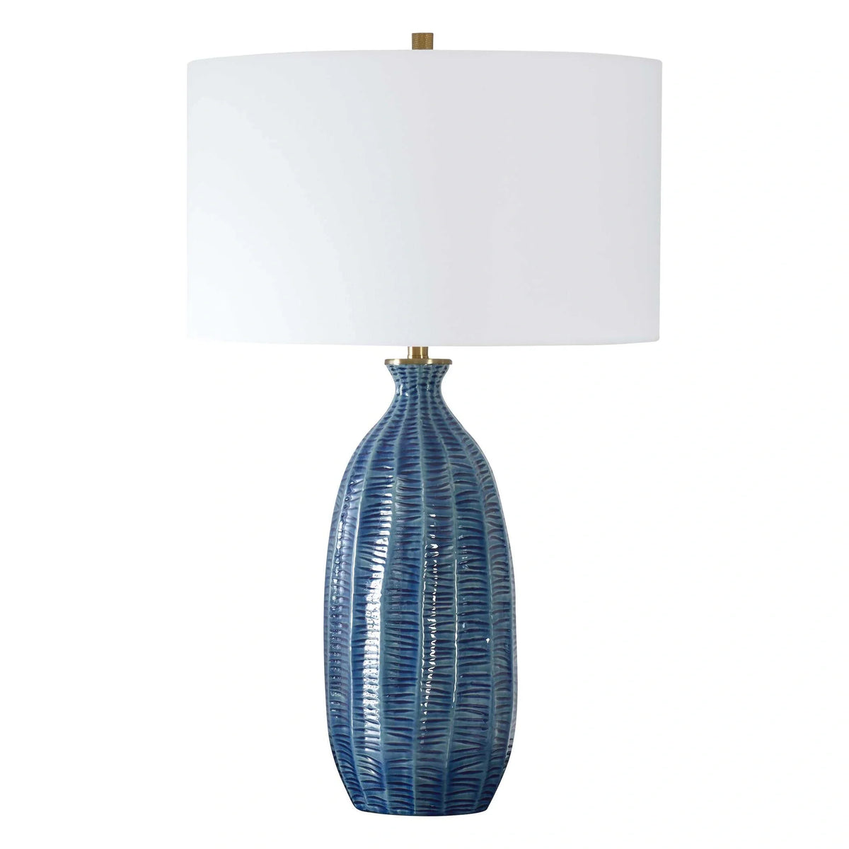 Coastal Blue Ceramic Table Lamp