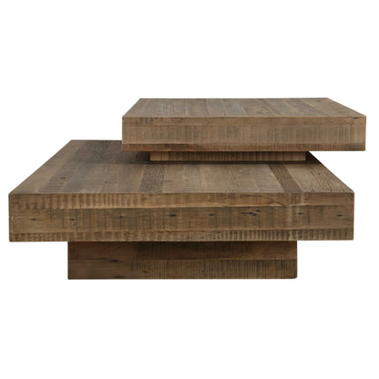 Modern Reclaimed Oak Coffee Table