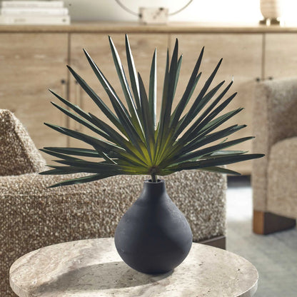 Palm Leaf Accent & Vase