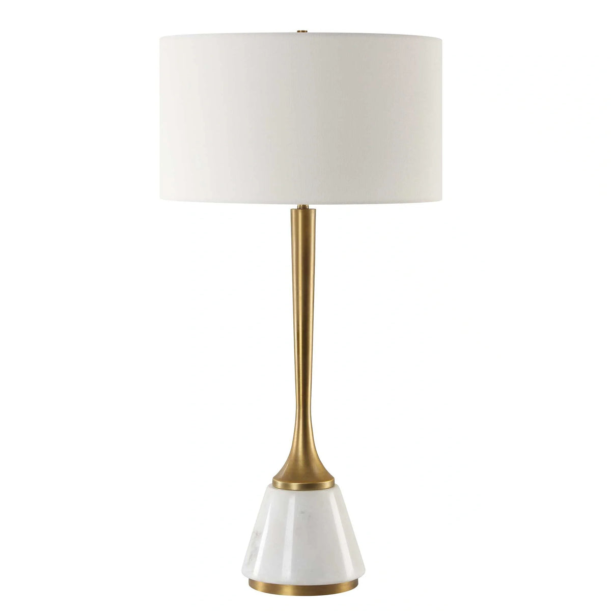 White Marble Table Lamp