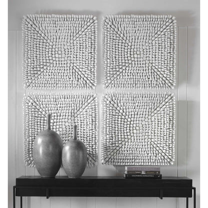 Satin Black Wood Wall Panel