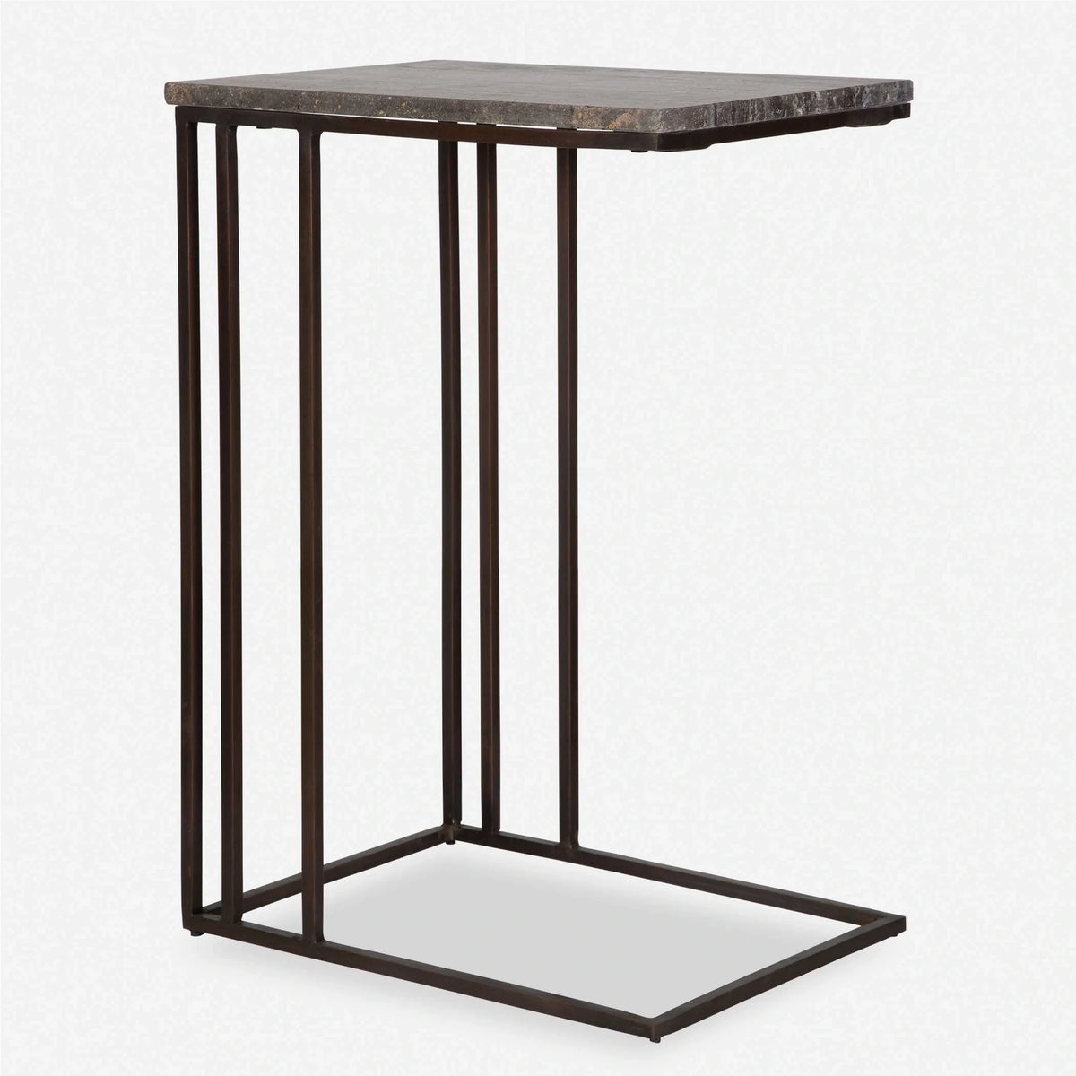 Travertine Accent Table