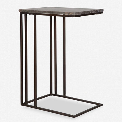 Travertine Accent Table