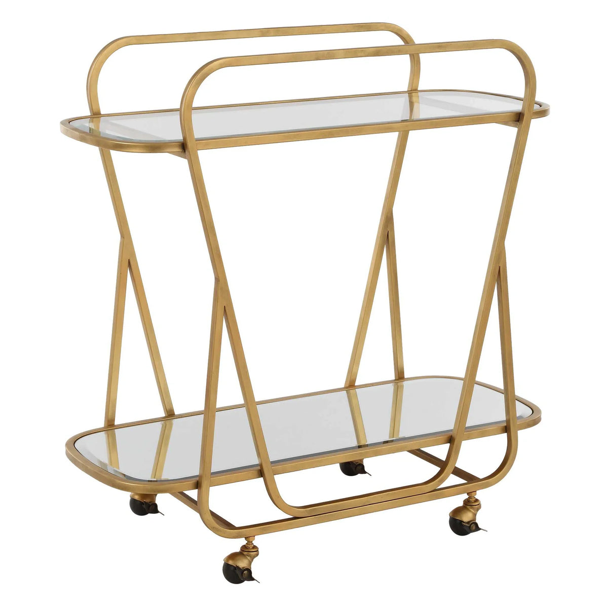 Brass Serving Cart