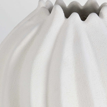 White Floor Vase