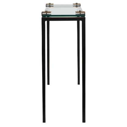 Glass Top Accent Table