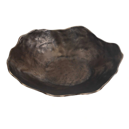 Sculptural Cast Aluminum Bowl
