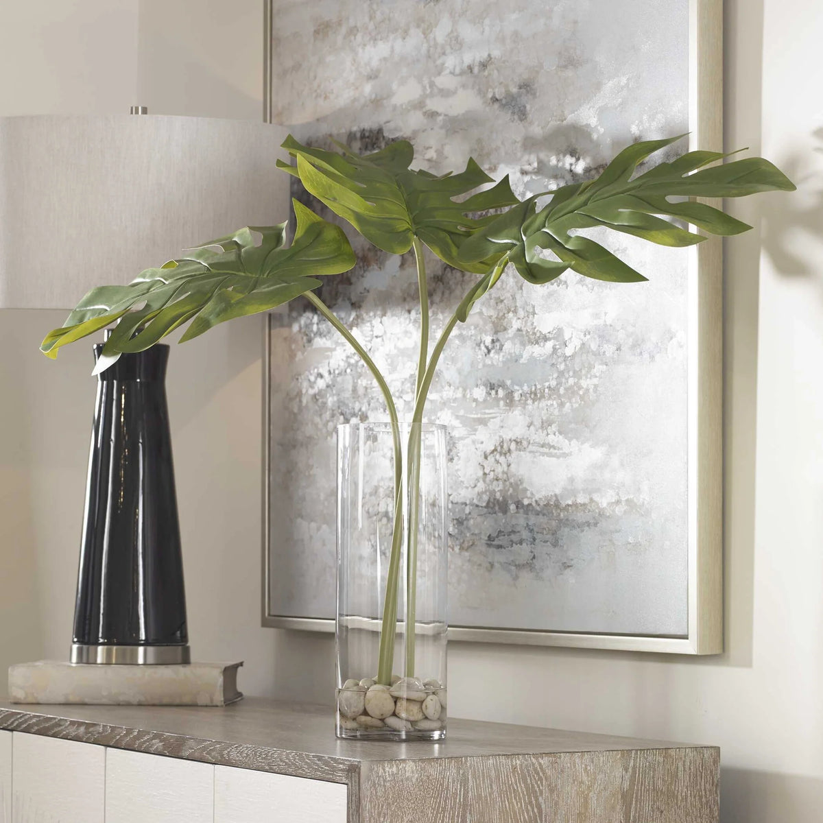 Faux Split Leaf Palm Arrangement