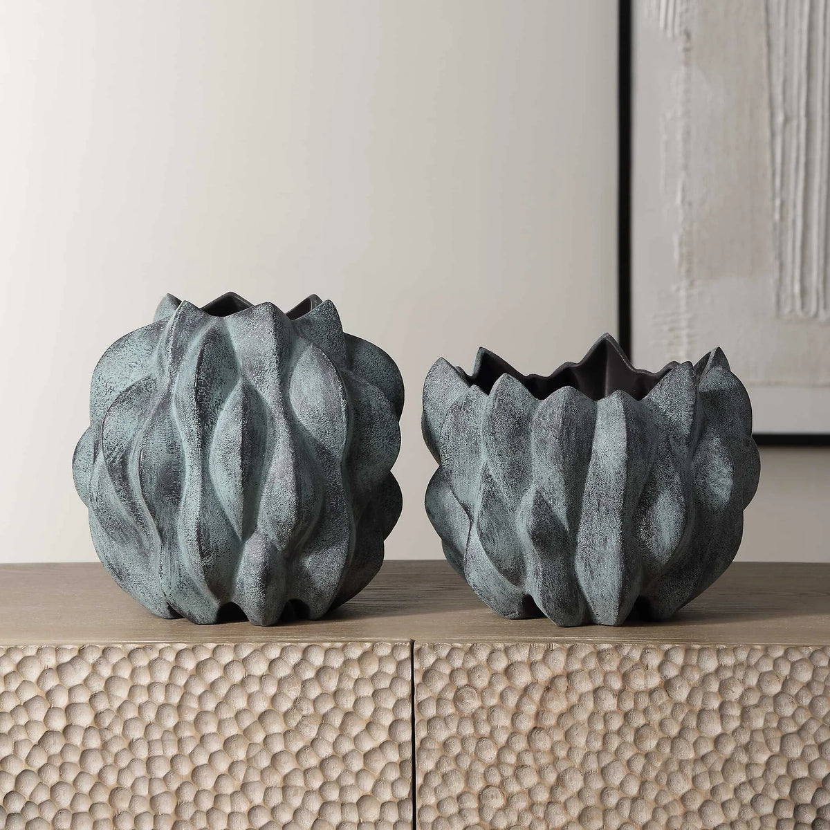 Bronze Vases Set/2